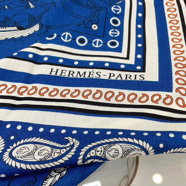TATOUAGES MARINS BANDANA SHAWL 135 CM COLORFUL 385443