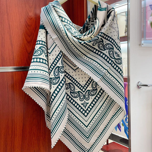 LES ROUES DE PHAETON BANDANA SHAWL 140 CM COLORFUL 385445