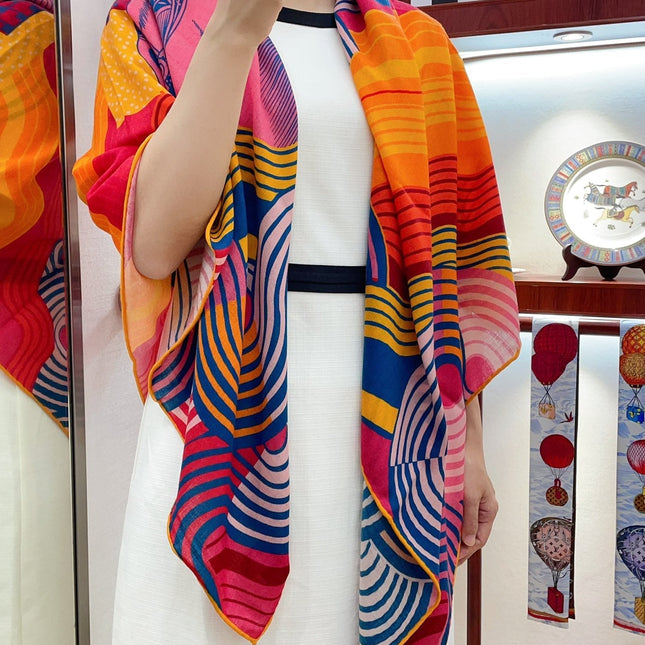 SCARF 140 CM COLORFUL 388171