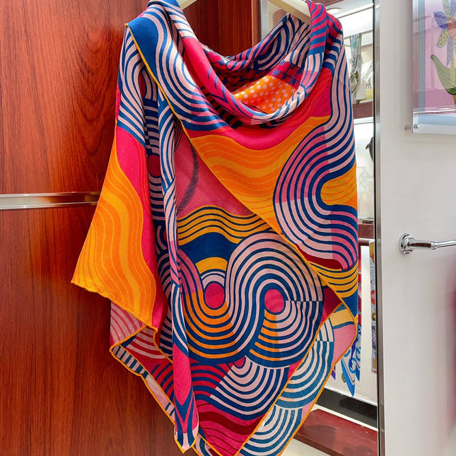 SCARF 140 CM COLORFUL 388171