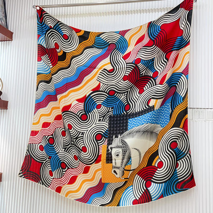 SCARF 140 CM COLORFUL 388172