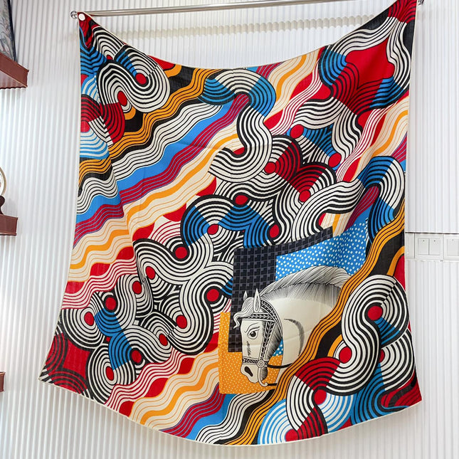 SCARF 140 CM COLORFUL 388172