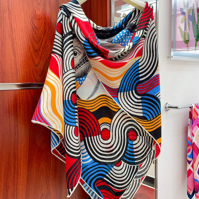 SCARF 140 CM COLORFUL 388172