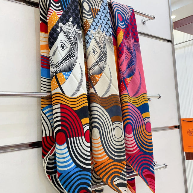 SCARF 140 CM COLORFUL 388173