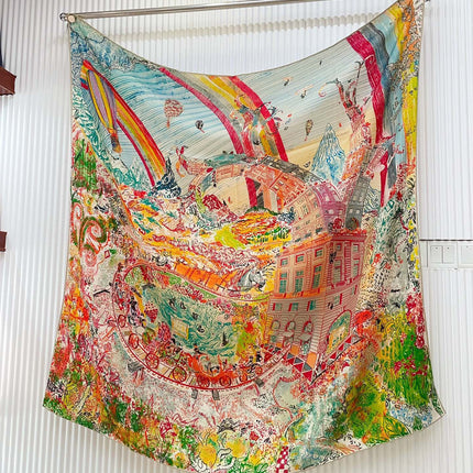 SCARF 140 CM COLORFUL 389994