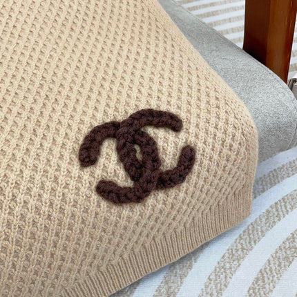 SCARF 190 CM IN DESERT BROWN CASHMERE 393185