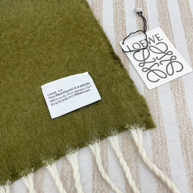 SCARF 185 CM IN COLORFUL GRADIENT WOOL AND MOHAIR 396250