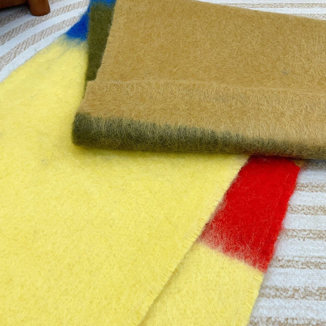 SCARF 185 CM IN COLORFUL GRADIENT WOOL AND MOHAIR 396252