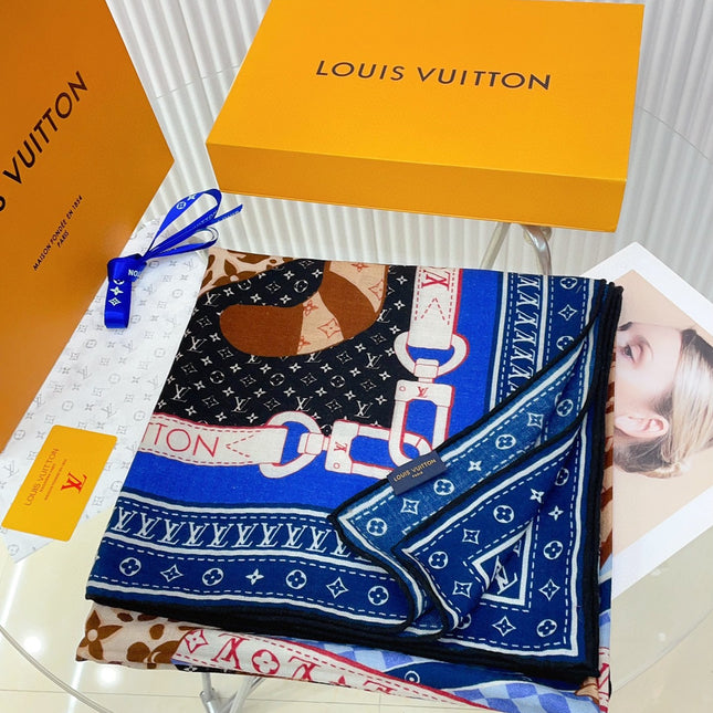 FELINE DUO 140 CM SQUARE SILK SCARF COLORFUL 398282