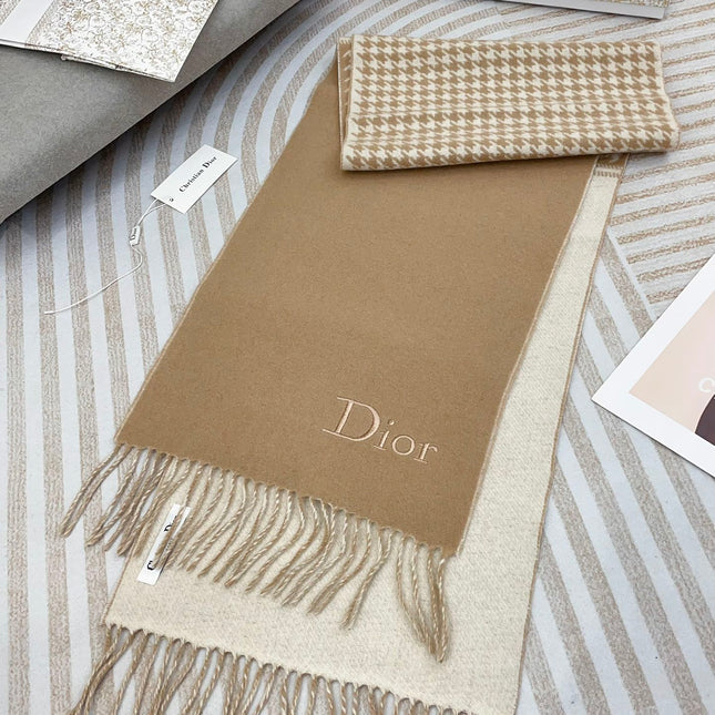 SCARF 180 CM IN CAMEL BEIGE CASHMERE 419820