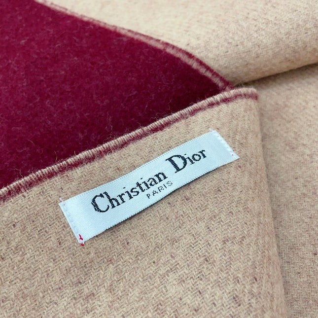 SCARF 180 CM IN BURGUNDY RED CASHMERE 419821