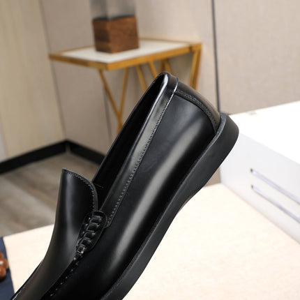 CD RETRO SEWED LOAFER BLACK SMOOTH CALFSKIN