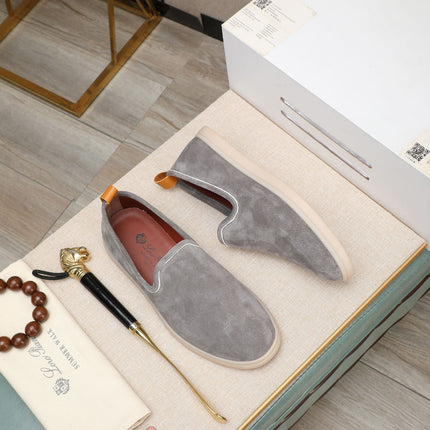 LP VENICE WALK LOAFERS LIGHT GRAY SUEDE