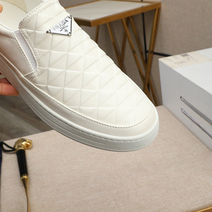 PRA LOAFER IN BEIGE CREAM EMBOSSED CALFSKIN