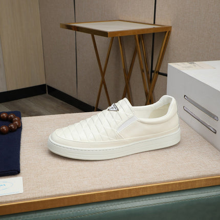 PRA LOAFER IN BEIGE CREAM EMBOSSED CALFSKIN