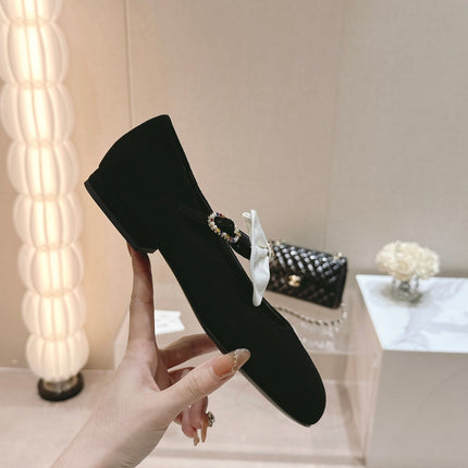 MARY JANE SHOES BLACK CALFSKIN