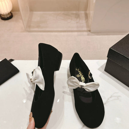 MARY JANE SHOES BLACK CALFSKIN