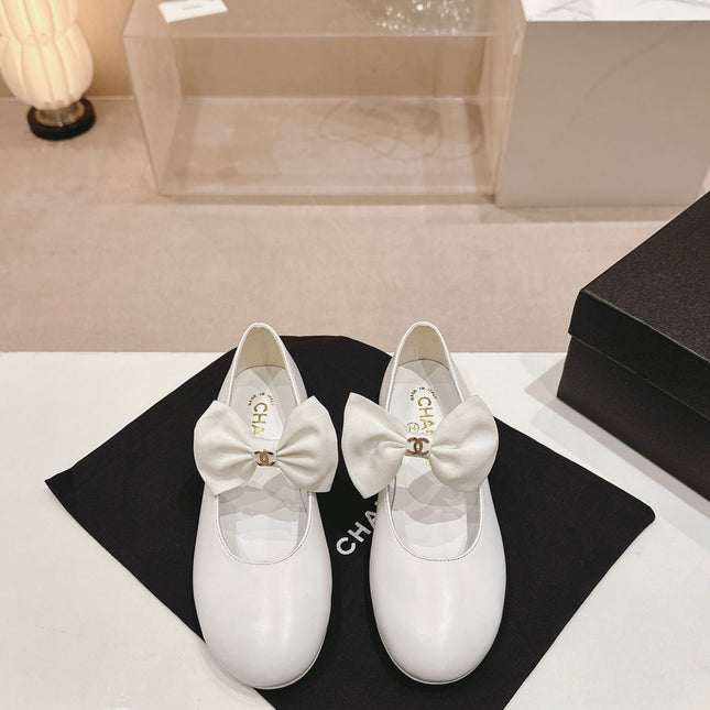 MARY JANE SHOES WHITE CALFSKIN