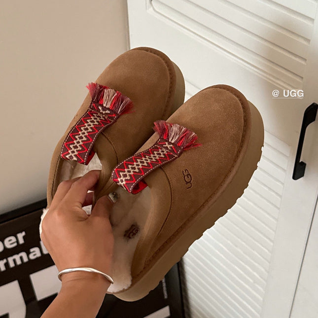 TAZZLE SLIPPER IN BRONZE BROWN SUEDE
