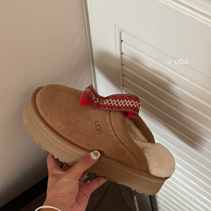 TAZZLE SLIPPER IN BRONZE BROWN SUEDE