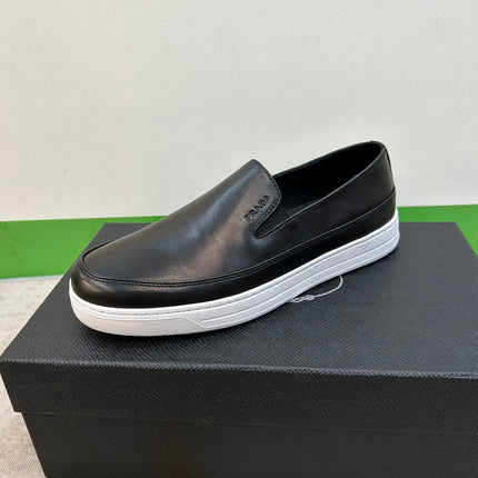 PRA LOAFERS IN BLACK LEATHER