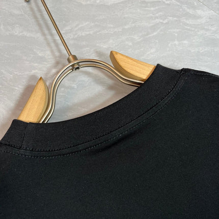 LV T-SHIRT IN BLACK PURE COTTON 238922