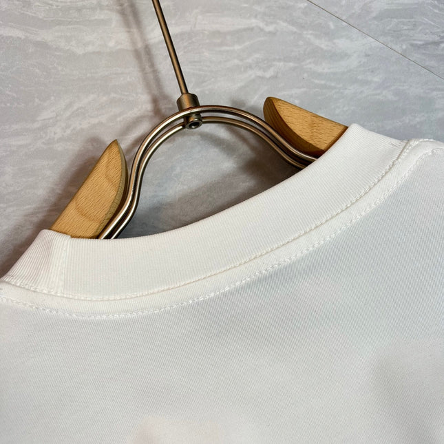 LV T-SHIRT IN WHITE PURE COTTON COLORFUL LOGO 238925