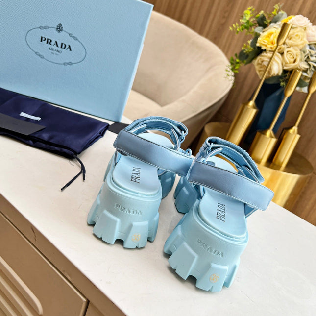 PRA MONOLITH NAPPA SANDALS SKY LAMBSKIN