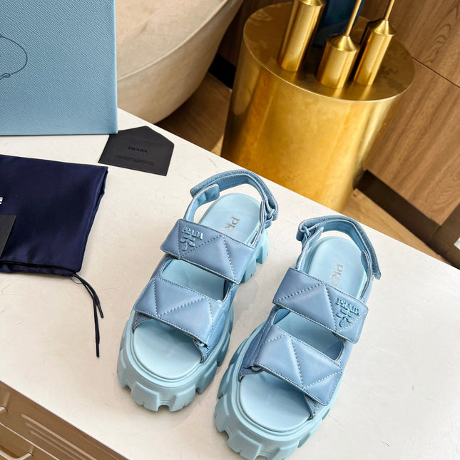 PRA MONOLITH NAPPA SANDALS SKY LAMBSKIN