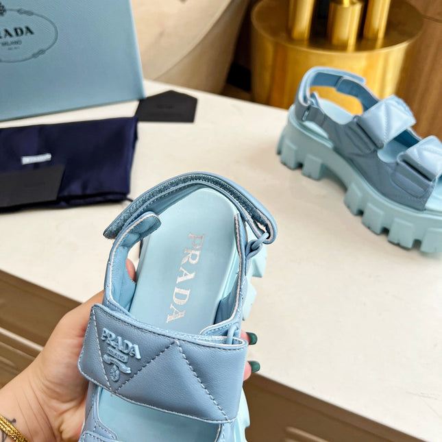 PRA MONOLITH NAPPA SANDALS SKY LAMBSKIN