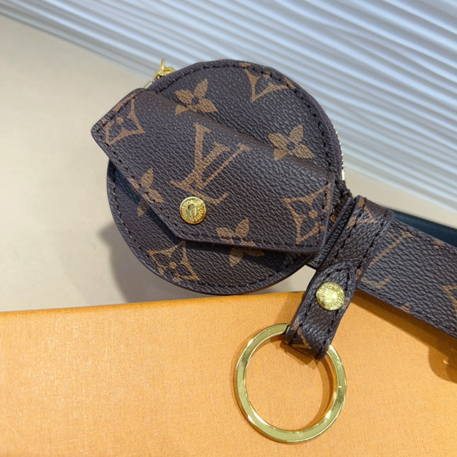 LV Daily Multi Pocket 30mm Belt Bag Brown Leather