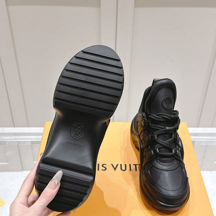 LV BARRACUDA SNEAKER IN BLACK CALFSKIN