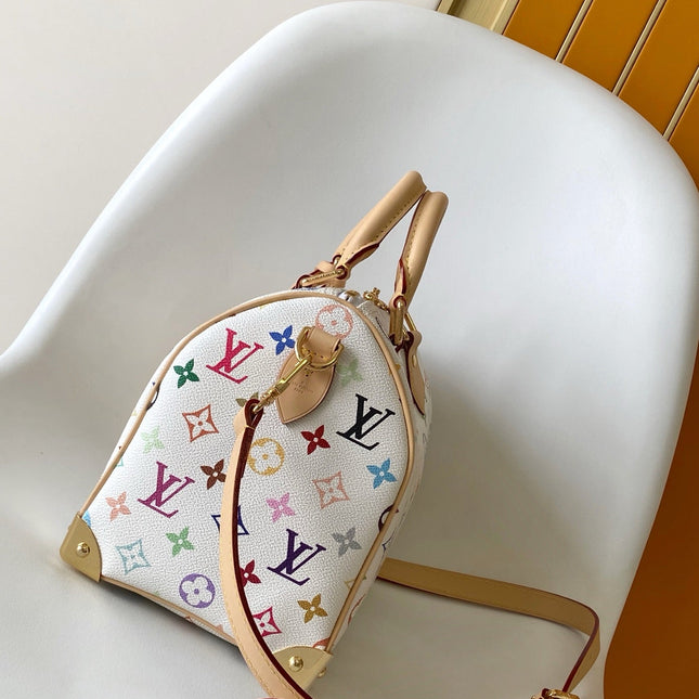 SPEEDY BANDOULIÈRE BAG 25 IN MULTICOLOR MONOGRAM CANVAS