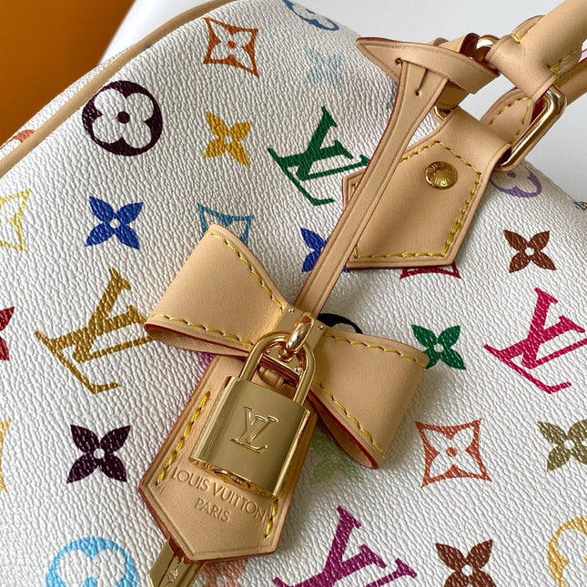 SPEEDY BANDOULIÈRE BAG 25 IN MULTICOLOR MONOGRAM CANVAS