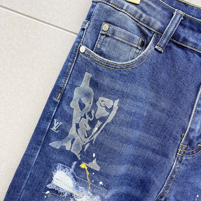 LV BLUE DENIM JEAN 239501