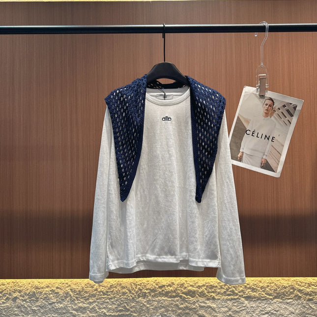 ALO T-SHIRT WITH SCARF STYLE 151