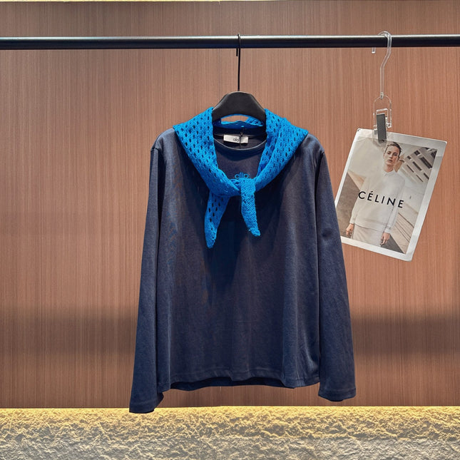 ALO T-SHIRT WITH SCARF STYLE 150