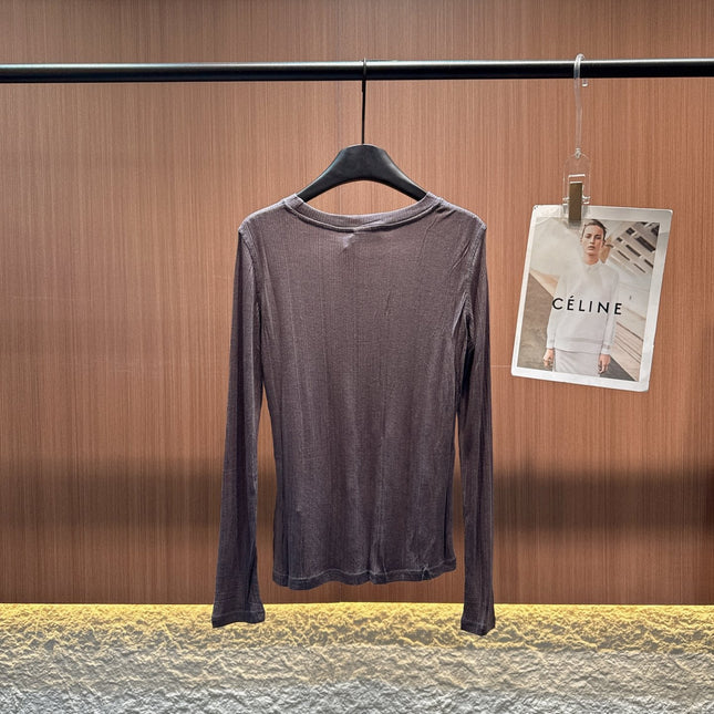 MIUMIU LONG-SLEEVE T-SHIRT STYLE 300