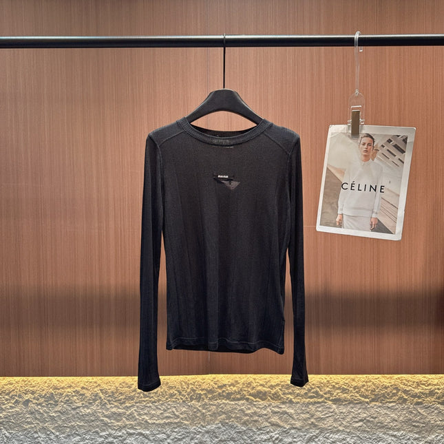 MIUMIU LONG-SLEEVE T-SHIRT STYLE 302