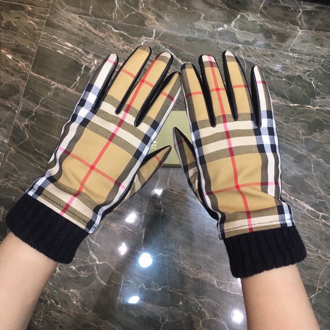 LINED GLOVES IN CAMEL BEIGE CASHMERE AND LAMBSKIN 454587
