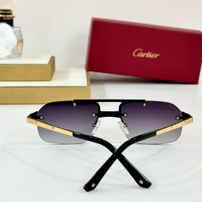 SANTOS RECTANGULAR FRAME SUNGLASSES CT0660S IN METAL