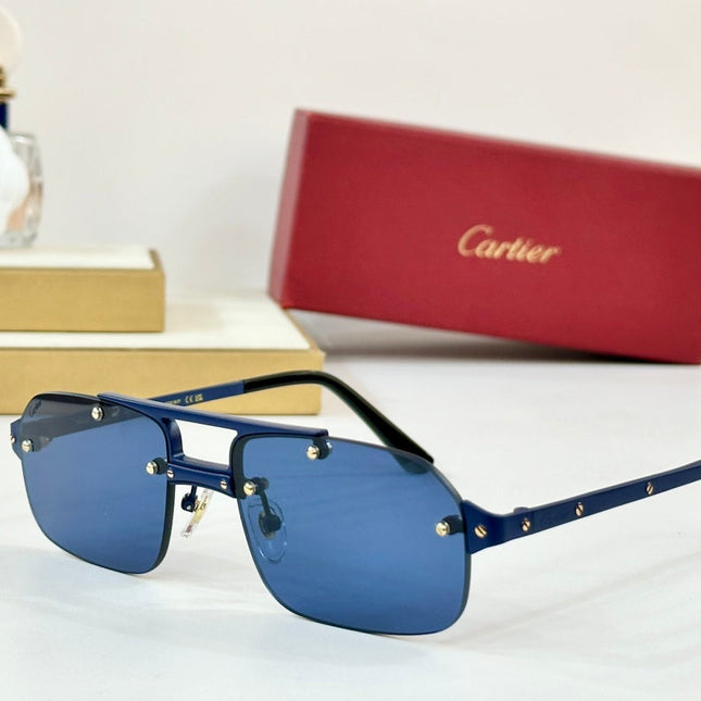 SANTOS RECTANGULAR FRAME SUNGLASSES CT0660S IN METAL