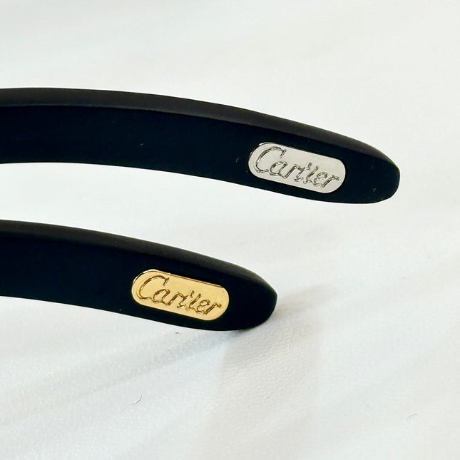 PANTHÈRE ROUND FRAME SUNGLASSES CT0561S IN METAL