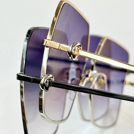 C DE OVERSIZED SQUARE FRAME SUNGLASSES CT0361 IN METAL