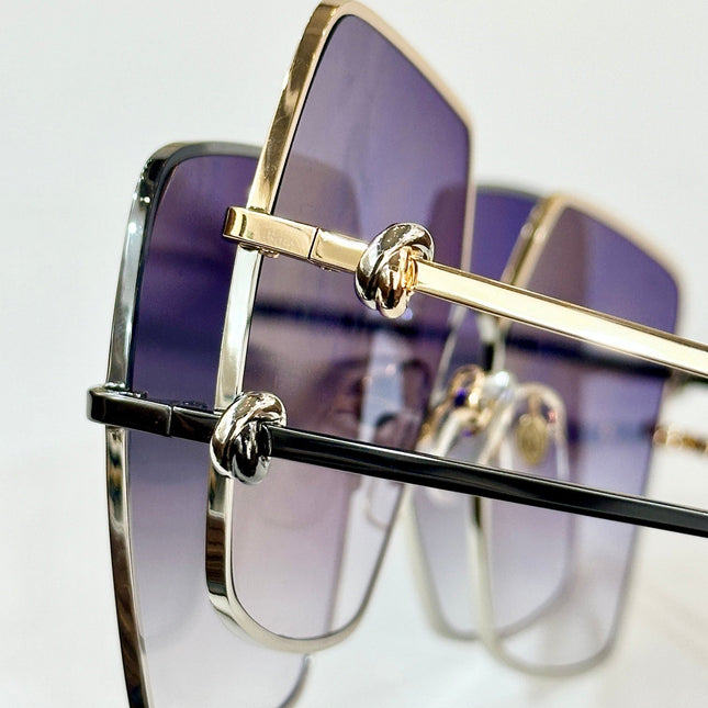 C DE OVERSIZED SQUARE FRAME SUNGLASSES CT0361 IN METAL