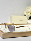 Smoke/ gold frame