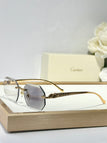 Smoke/ gold frame