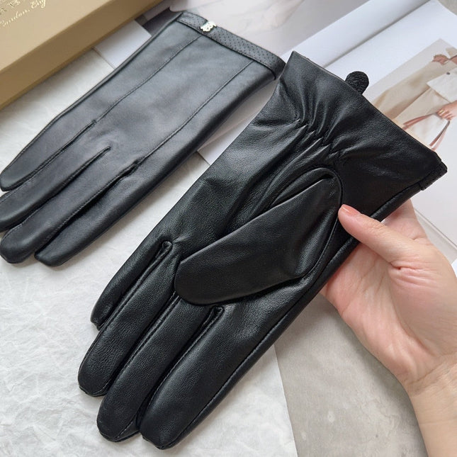 GLOVES IN BLACK LAMBSKIN 439186