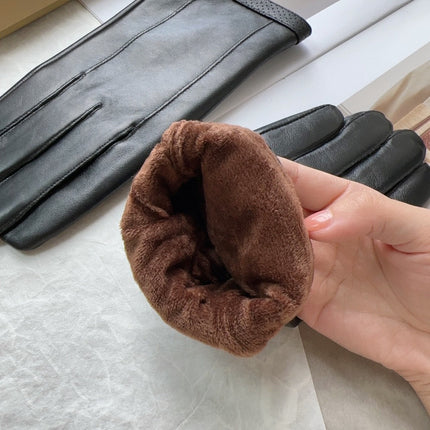 GLOVES IN BLACK LAMBSKIN 439186