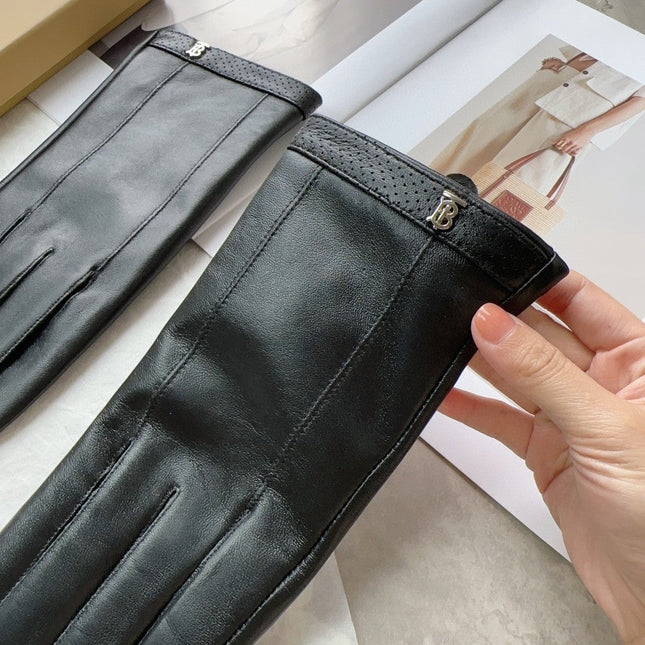 GLOVES IN BLACK LAMBSKIN 439186
